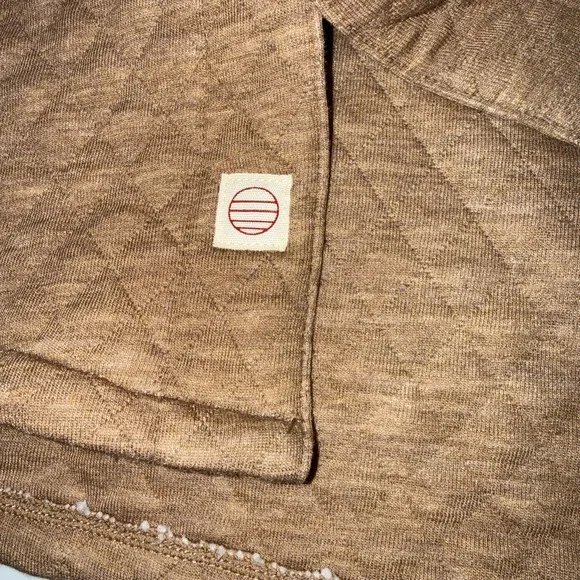 Marine Layer Shacket Men's 2xl Tan Corbet Quilted Shirt Jacket Casual Overshirt - Picture 6 of 10